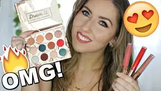 COLOURPOP X KATHLEENLIGHTS DREAM ST COLLECTION 😱 LIVE SWATCHES, TUTORIAL + REVIEW