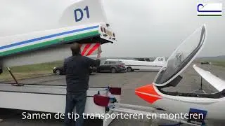 ASW 28 monteren een opweghulpje