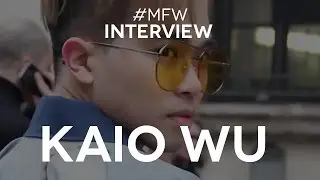 Interview with Kaio Wu - Milan Fashion Week | VisionDirectAU