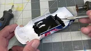 Scalextric Thunderbird - Creating Body Float