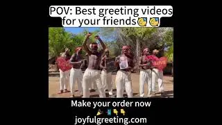 Greetings from worldwide.#joyfulgreeting #dance #greetings #foryou#gifts