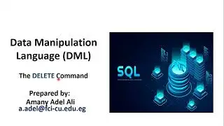 SQL Data Manipulation Language DML |  DELETE Command Syntax With Practical Examples | SQL Server