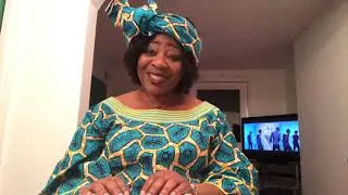 Marie Angele Lago Talk Show in Ivory Coast Outfit