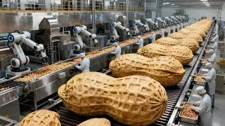 Inside a Modern Peanut Plant: From Raw Peanuts to Roasted Snack Packs (Full Process)