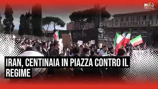 Iran, a Roma centinaia in piazza per chiedere al governo di riconoscere i pasdaran come terroristi