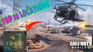 Top 10 Helicopter Locations in Call of Duty:Mobile ||Call of Duty Helicopters