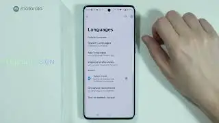 Motorola Edge 60 Fusion: How to Add Voice Input Language