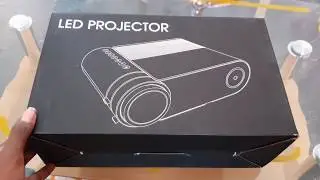 Exquisite LED projector GooDee G500 projector unboxing