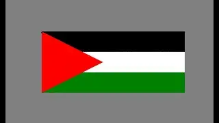 Palestine, Draw Flag of Palestine using Python Turtle Graphics