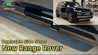 Deployable Side Steps New Range Rover Dari Dealer ATPM Land Rover Indonesia | Land Rover PIK Jakarta