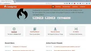 CodeIgniter | How to Download and Install CodeIgniter in Windows