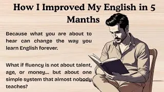 How I Improved My English in 5 Manths || English Practice || Easy Practice Story || English Pocket