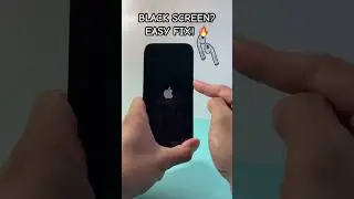 iPhone Black Screen? SIMPLE FIX!