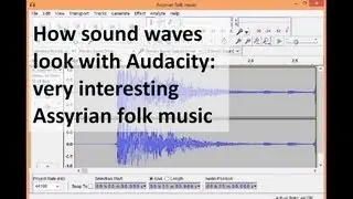 How sound waves look: Assyrian folk music