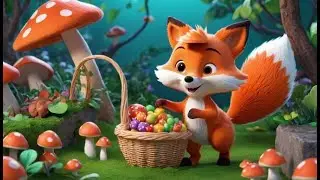 Fuzzy Fox Eats His Snack | Fun Animal Song for Kids | Learn and Sing Along