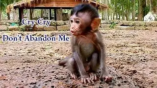 Little Baby Daniela has an unpleasant emotion caused by losing Mom | Daniela is crying for Mom