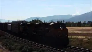 CN 417 (Mixed) with Logoless Unit @ Kissick 7AUG2015 ES44DC 2301 Leading