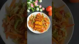 High Protein Vegetable Stir Fry For Weight Loss #shorts #shortvideo #stirfry #sauted