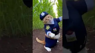 Cat Arrests Dog for Corn Theft 🐱🚓