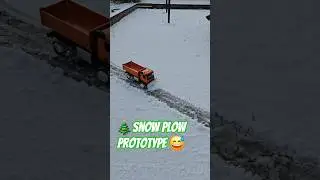 rc snow plow Prototype 😅👌amewi 1:14 truck #rc #modellbau #rccar #rcoffoad #rcconstruction #scale