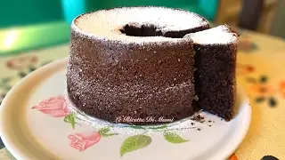 CHIFFON CAKE AL Caffè e COCCO - LA FLUFFOSA PIU' ALTA E SOFFICE DEL MONDO - RICETTA SENZA BURRO