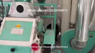 Maize milling plant, maize mill flour production line #maizeflourmachine