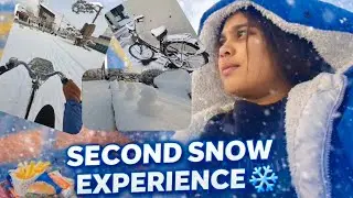 Second Snow Experience ❄️ | Shopping in Korea 🛍️