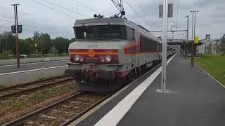 BB 15017 et l'INTERCIT&Eacute;S 3354 a Destination de Paris St Lazare en Gare de Lisieux