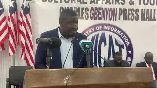 Environmental Protection Agency executive director Dr. Urey Lve on MICAT Regular Press Briefing