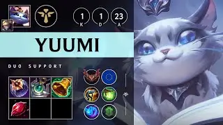 Yuumi Support vs Thresh - EUW Grandmaster Patch 25.21