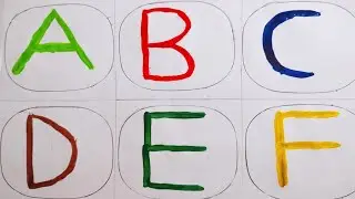 capital letter tracing ABCDEF ,Alphabets, छोटे बच्चों की पढ़ाई,kids study #toddlers #phonics