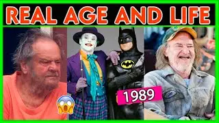 BATMAN CAST THEN AND NOW (1989 vs 2023) REAL NAME AND AGE