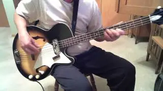 The Outsiders Time Won't Let Me Greg Papaleo  1965 Harmony H22 Bass