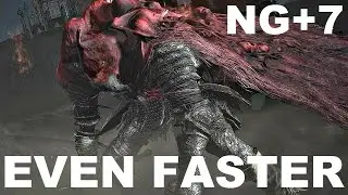 Dark Souls 3 - Slave Knight Gael - VERY FAST KILL, SOLO, NO DAMAGE (NG+7)