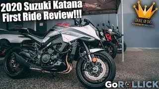 2020 Suzuki Katana First Ride Review [AMAZING]