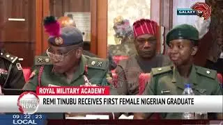 ROYAL MILITARY ACADEMY- REMI TINUBU RECEIVES FIRST FEMALE NIGERIAN GRADUATE