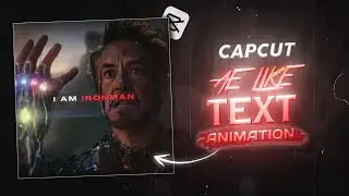 Ae Like Text Animation Tutorial || Capcut Tutorial