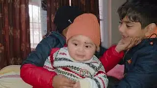 Spending a happy day with cousin brothers | Snow Vlog