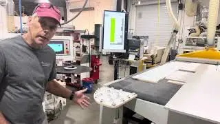 CNC to Edge Bander Material Handling Improvement Work Great.