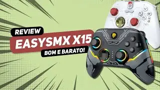 O CONTROLE BOM E BARATO PARA JOGAR NO PC! EASYSMX X15 VALE A PENA? Review/Análise