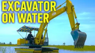 Floating Excavator on Water &ndash; Unique Heavy Machinery!