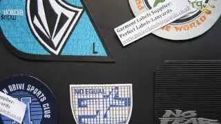 Woven Badges, Custom Designer Men Clothing Labels, Low Minimun