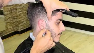 Scissorworks and #1 Fade on sides Barber Tutorial