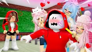 ALL GIRLS Have a CRUSH on JJ at SCHOOL?! 💗 - Maizen Roblox