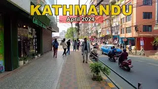 KATHMANDU 🇳🇵 City Walking Tour 2024 Old Baneshwor to New Baneshwor  [ 4K HDR - 60 fps ]