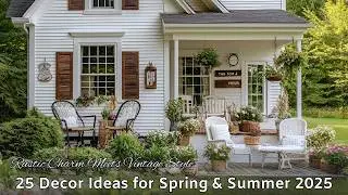 Timeless Farmhouse Decor Ideas for Spring & Summer 2025 | Rustic Charm Meets Vintage Style
