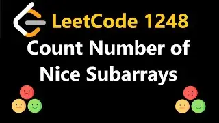 Подсчёт количества подмассивов Nice — Leetcode 1248 — Python