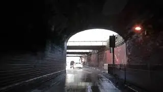 Driving On George Street, Tallow Hill, Midland Road & Newtown Road, Worcester, Worcestershire, UK
