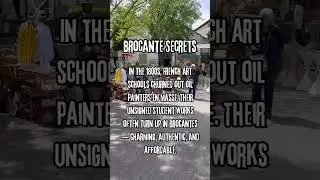 Did You Know? French schools were full of student painters those unsigned gems end up in brocantes!