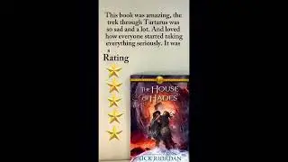 Heroes of Olympus Book 4 House of Hades Review #booktok #percyjacksonedits #fantasy #shorts